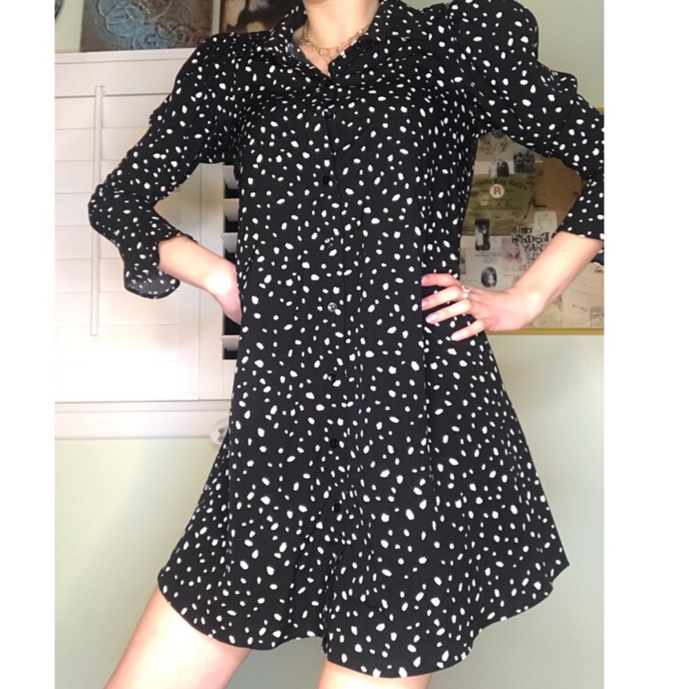 ASOS polka dot dress! Size 4